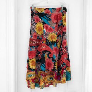 Kariza Designs Convertible Floral Wrap Skirt / Dress – One Size